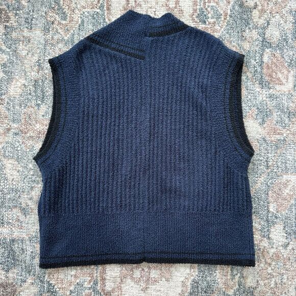 Nike Women's Sportswear Collection Knit Vest Navy Blue Large FN1886-010 $100 - Picture 6 of 7